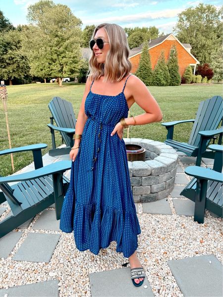 The most gorgeous dress for Summer! 💙 It’s the most gorgeous fabric and comes in 3 other colors! It’s perfect for Summer! ☀️ Size down, wearing an XS (size 2/4)—P.S. it’s not too long and I’m 5’4”! 

J.crew, maxi dresses, summer dresses, vacation style  

#LTKStyleTip #LTKFindsUnder100 #LTKSaleAlert