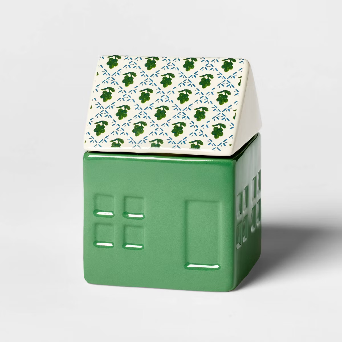 2 Wick Ceramic Lidded Forest Fir House Candle 14oz - Threshold™ | Target