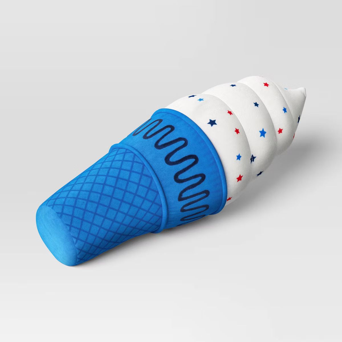 Ice Cream Shaped Throw Pillow White/Red/Blue - Sun Squad™ | Target