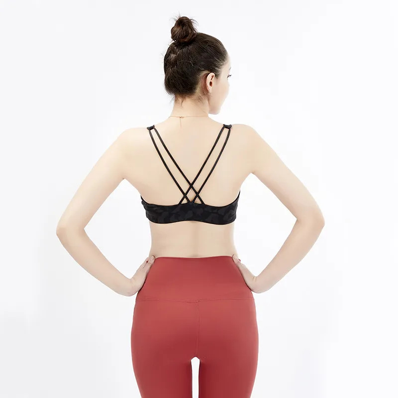 2022 Sexy Yoga Bra Women Padded Sports Bra Shake Proof Running Workout Gym Top Tank Fitness Shirt... | DHGate