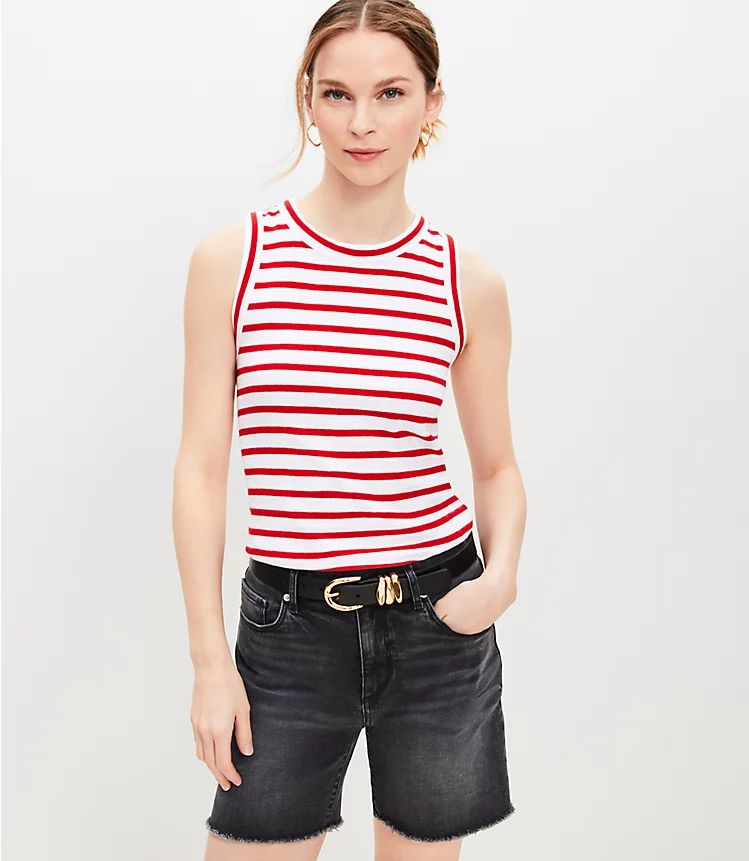 Striped Harbor Tank Top | LOFT