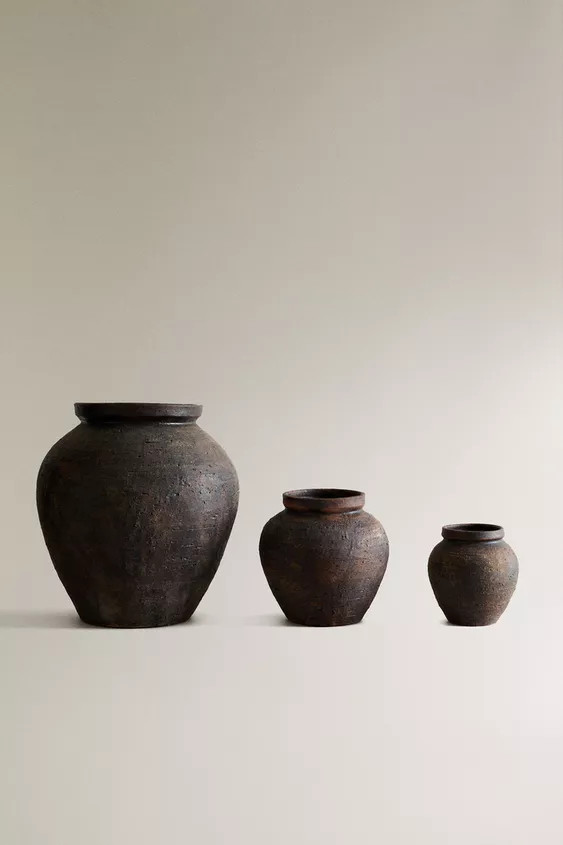 TEXTURED CERAMIC VASE | Zara US