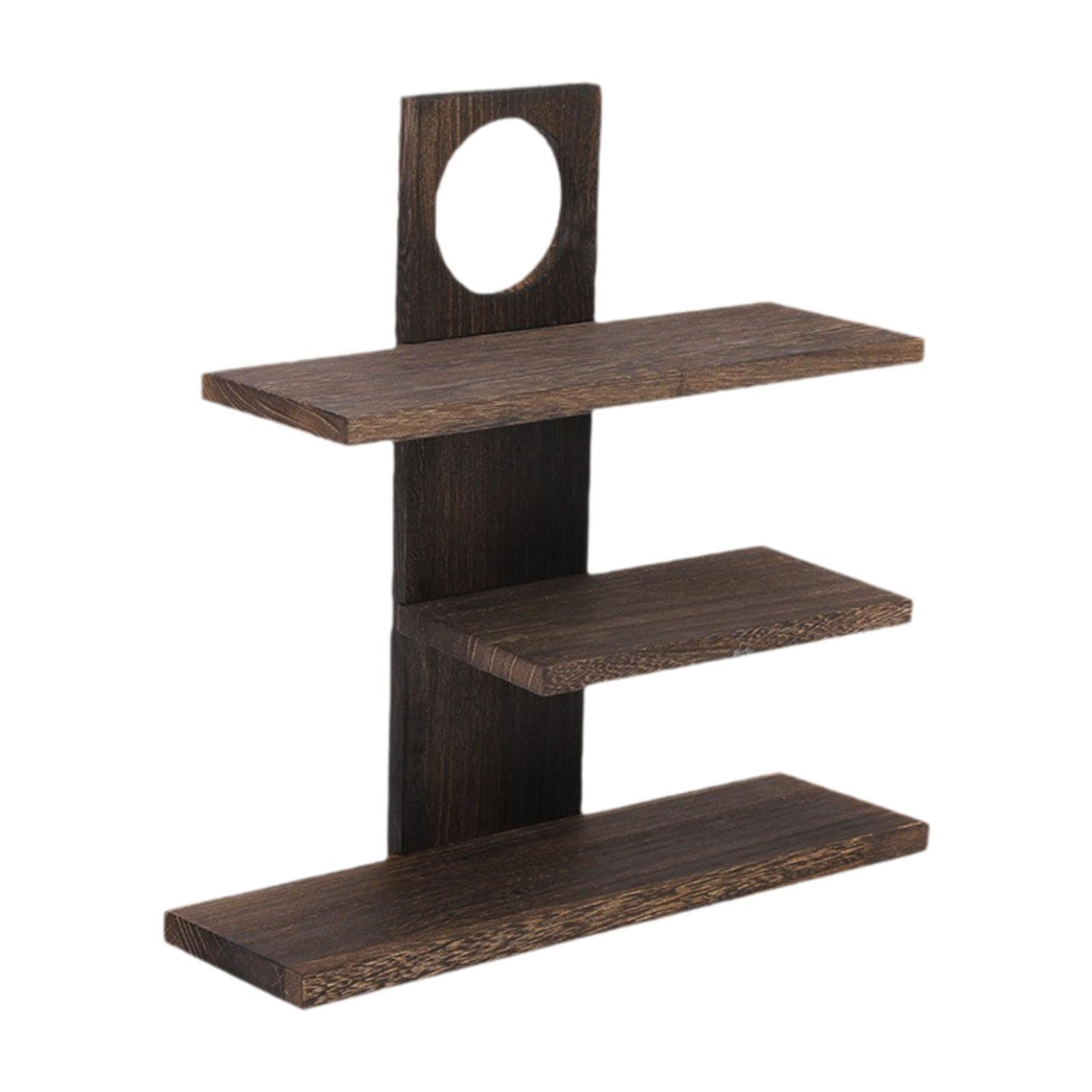 Wooden Coffee Cup Holder Stand for Living Room Decor, Black | Amazon (US)