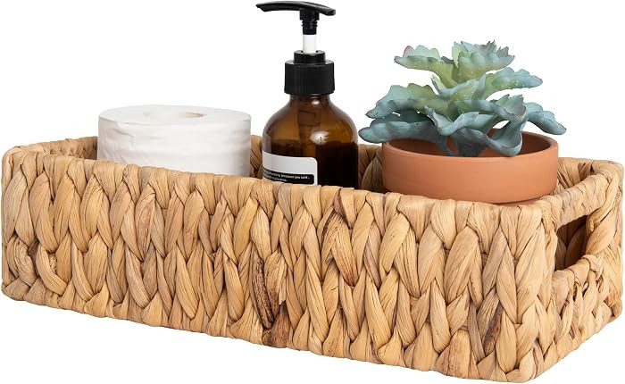 StorageWorks Toilet Paper Basket, Small Bathroom Basket Organizer | Amazon (US)