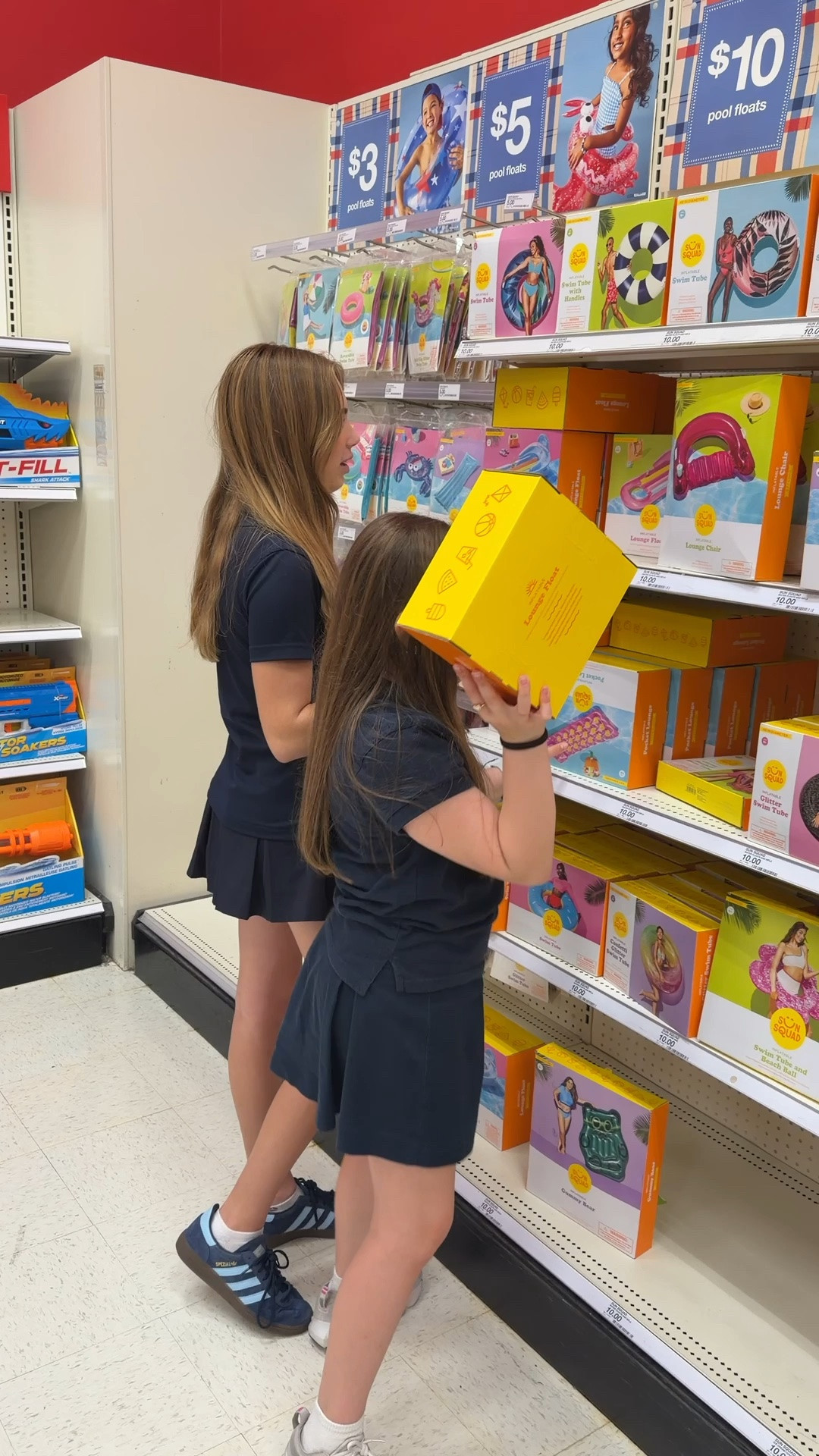 The girls were so excited to see all of the fun summer things at Target! This is what they chose.