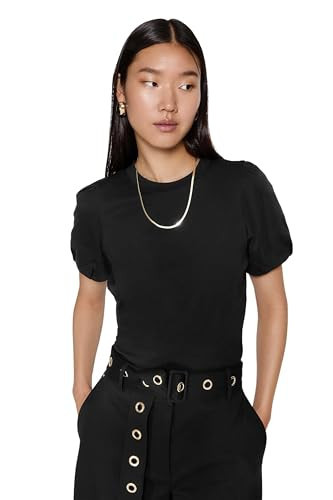 REBECCA MINKOFF Women's T-Shirt, True Black | Amazon (US)