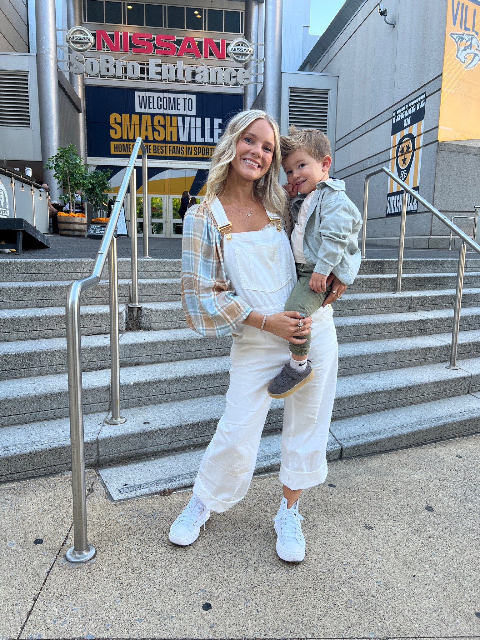 Instant outfit in these relaxed white denim overalls. Pair with your favorite bodysuit and booties for an elevated look, or sneaks and a tank for running around town.

#LTKshoecrush #LTKSeasonal #LTKstyletip