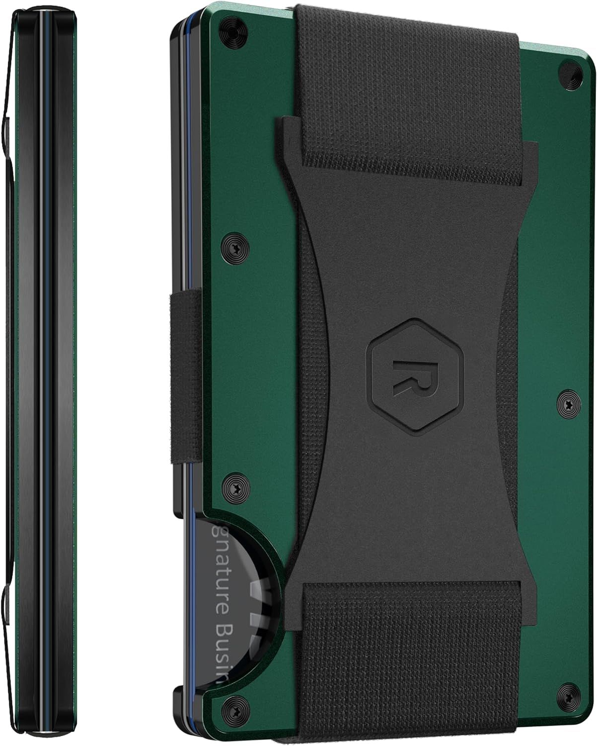 The Ridge Minimalist Slim Wallet For Men - RFID Blocking Front Pocket Credit Card Holder - Metal ... | Amazon (US)