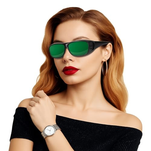 BEICHEN Red Light Therapy Glasses, Tanning Bed Goggles for Eye Protection(600nm-1000nm) | Amazon (US)