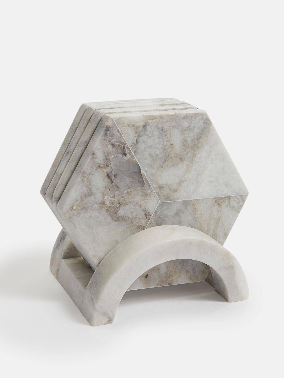 Clyde Marble Coasters, Set of Four | Soho Home Ltd