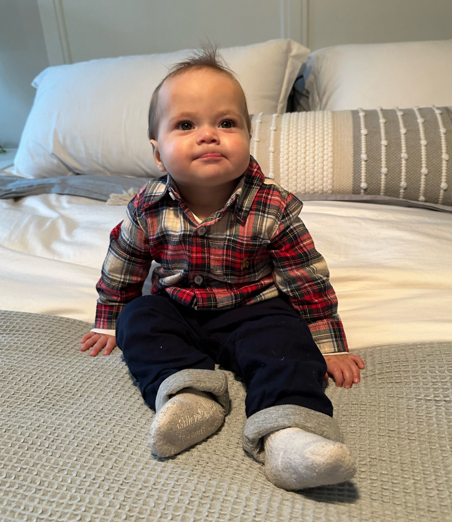 Cute baby boy outfit, Black Friday sale, cyber Monday deal, Christmas Eve baby outfit, matching siblings outfit, matching Christmas outfit for boy and girl, comfy flannel onesie, comfy pants, Thanksgiving outfit, GAP, baby boy outfit idea, holiday outfit 🎄❣️

#LTKCyberWeek #LTKBaby #LTKSaleAlert