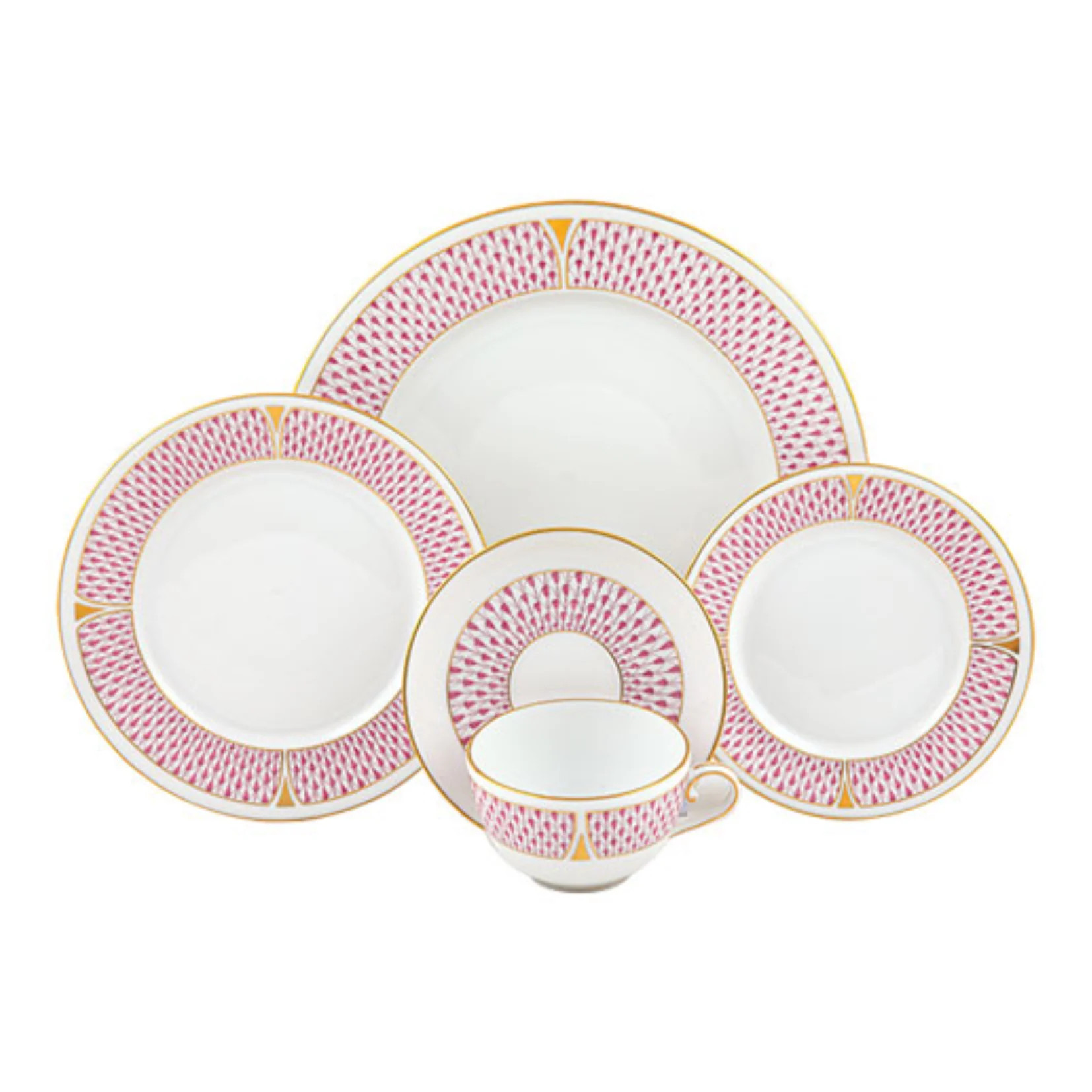 Herend Art Deco, Raspberry | Smith's of Dublin