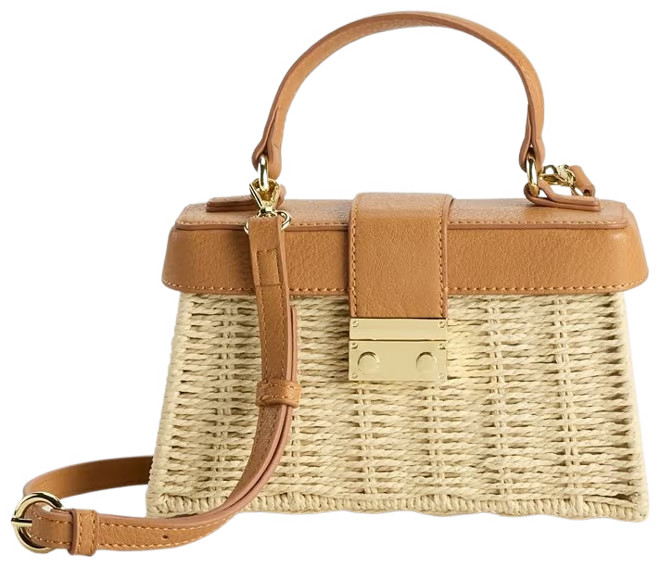 LC Lauren Conrad Wicker Top Handle Bag | Kohl's
