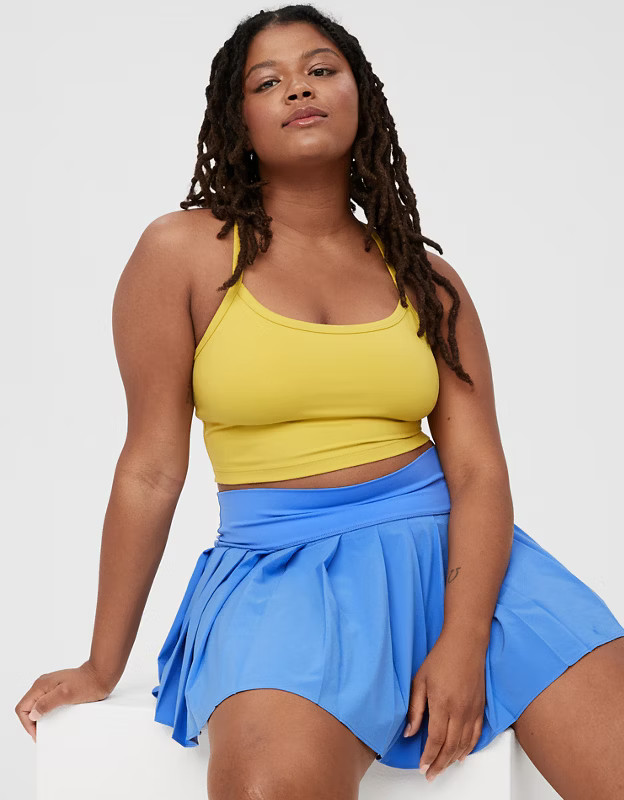 OFFLINE By Aerie The Hugger Longline Racerback Sports Bra | American Eagle Outfitters (US & CA)