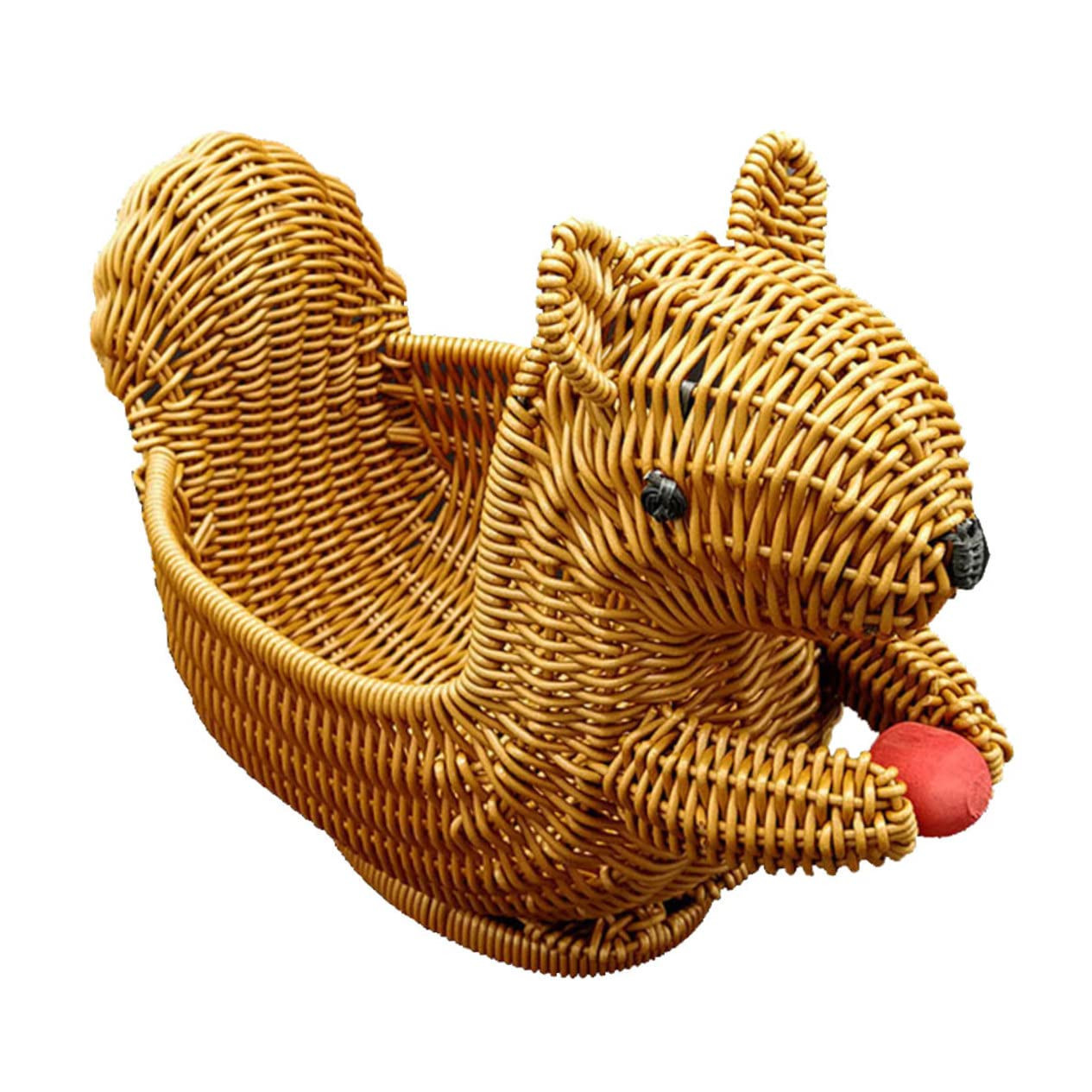 Creative Animal Woven Basket Imitation Rattan Snack Plate for Home Party and Shop Fruit and Bread... | Amazon (US)