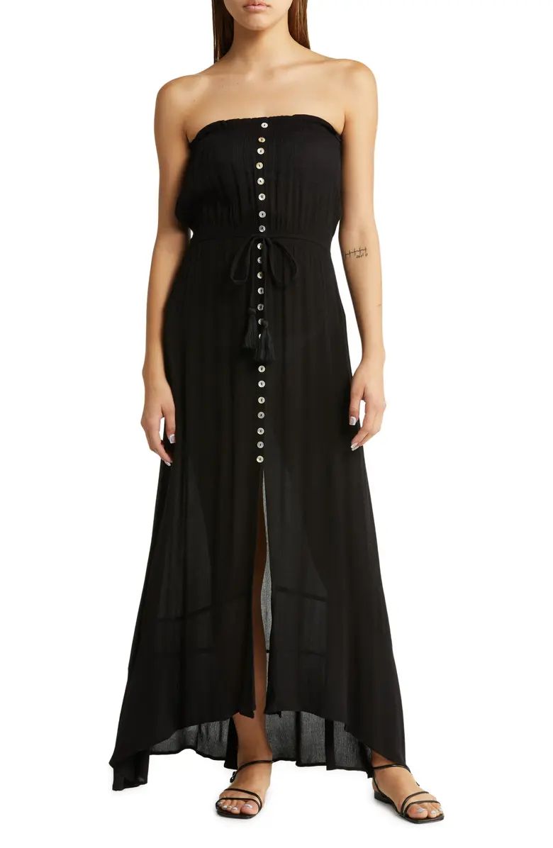 Elan Strapless Maxi Cover-Up Dress | Nordstrom | Nordstrom