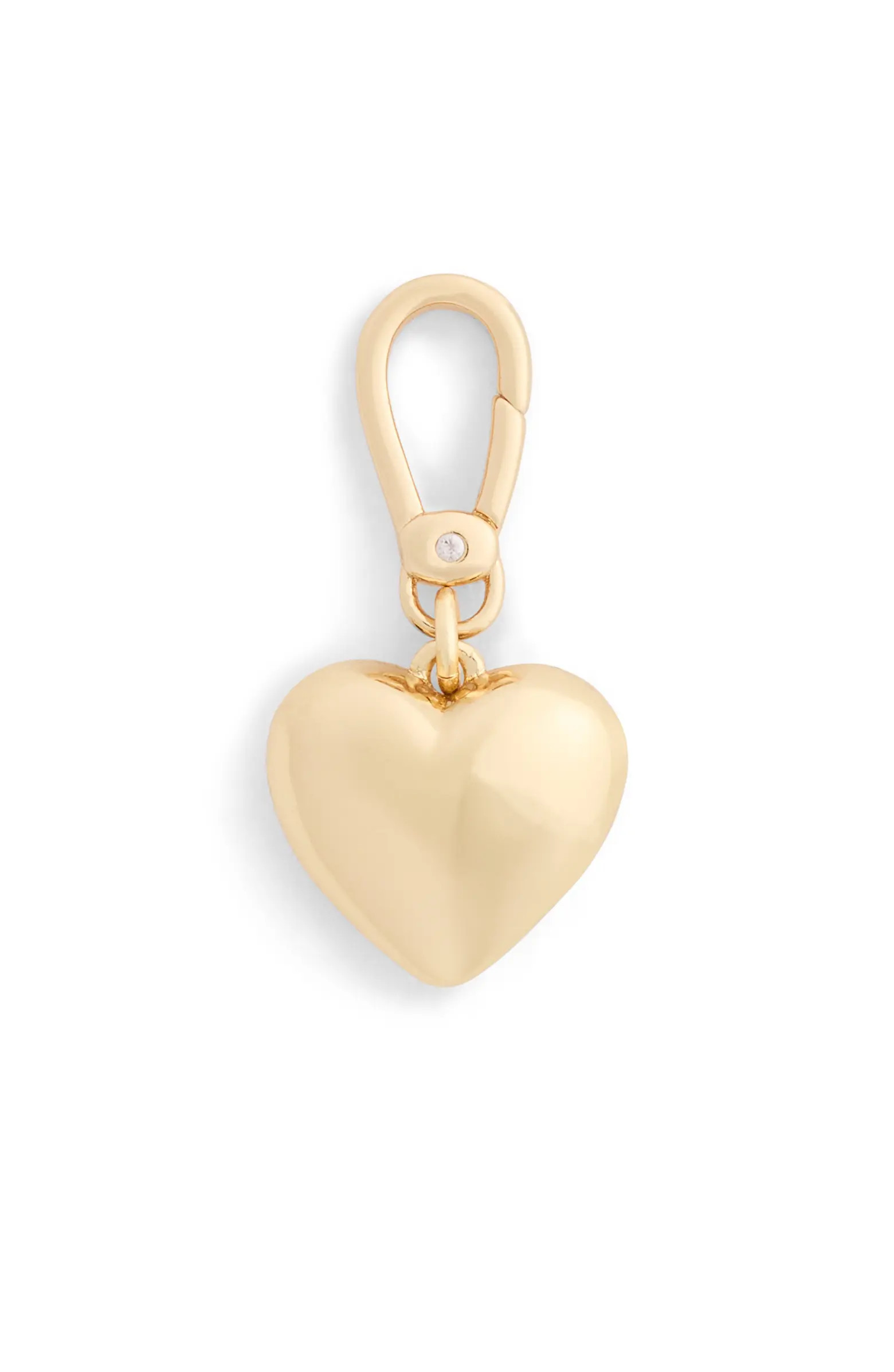 Quilted C Heart Charm | Nordstrom