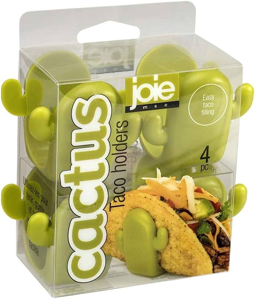 MSC International Joie Cactus Taco Holders, Plastic, Green, One Size, Greeb | Amazon (US)