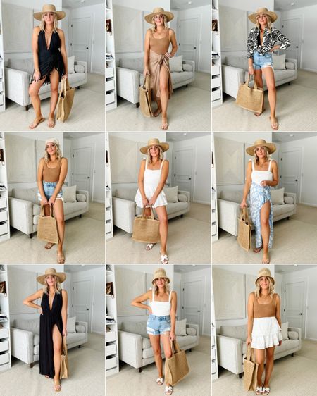 Resort Wear Capsule Wardrobe What To Pack Vacation | Spring Break Outfit Ideas | Mom Style | One Piece Swimsuits Coverups

#LTKstyletip #LTKswim