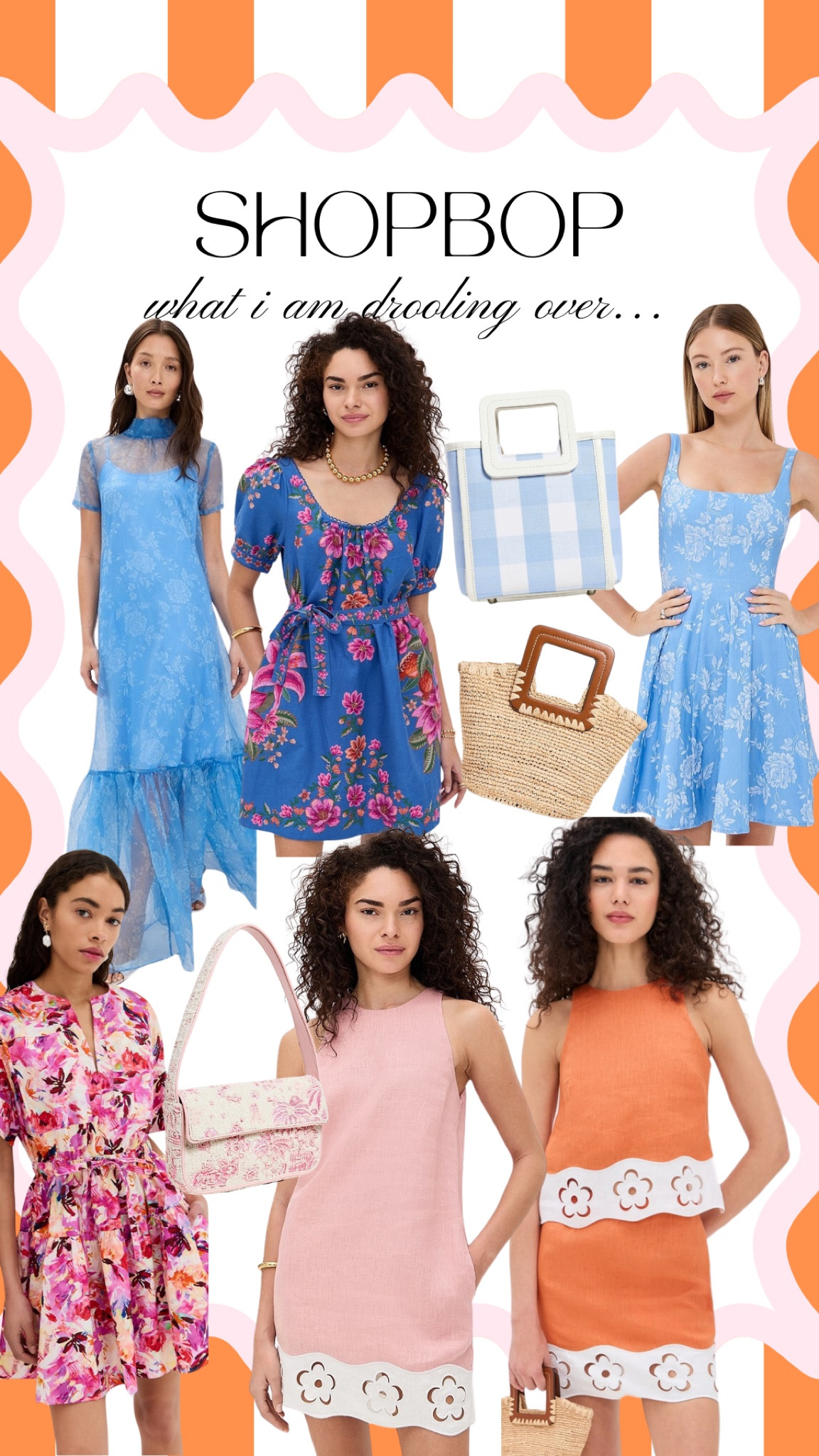 shopbop what i am drooling over • summer and spring dresses i am obsessed with •
raffia bag • evening gown • skirt and top set 

#LTKStyleTip #LTKTravel #LTKSeasonal