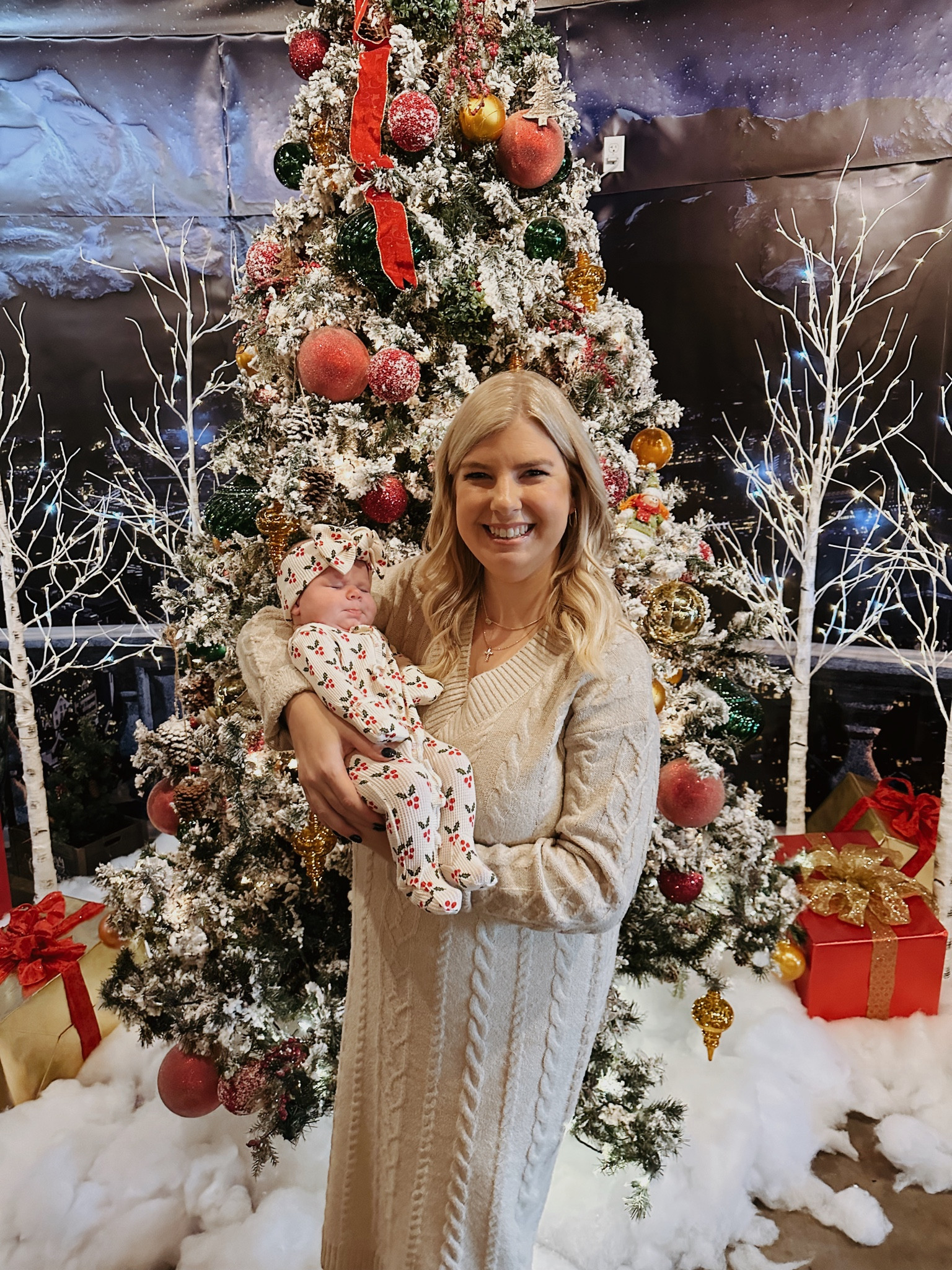 Photos with Santa! 

Sizing:
Medium sweater dress
8.5 booties


winter outfit. postpartum outfit. bump friendly outfit. baby outfit. newborn outfit. Christmas outfit. neutral outfit. sweater dress. 



#LTKHoliday #LTKbaby #LTKSeasonal