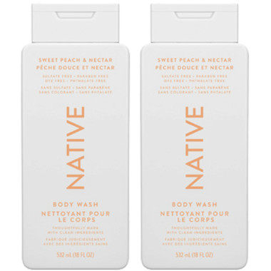 Native Body Wash Sweet Peach & Nectar Bundle | Well.ca