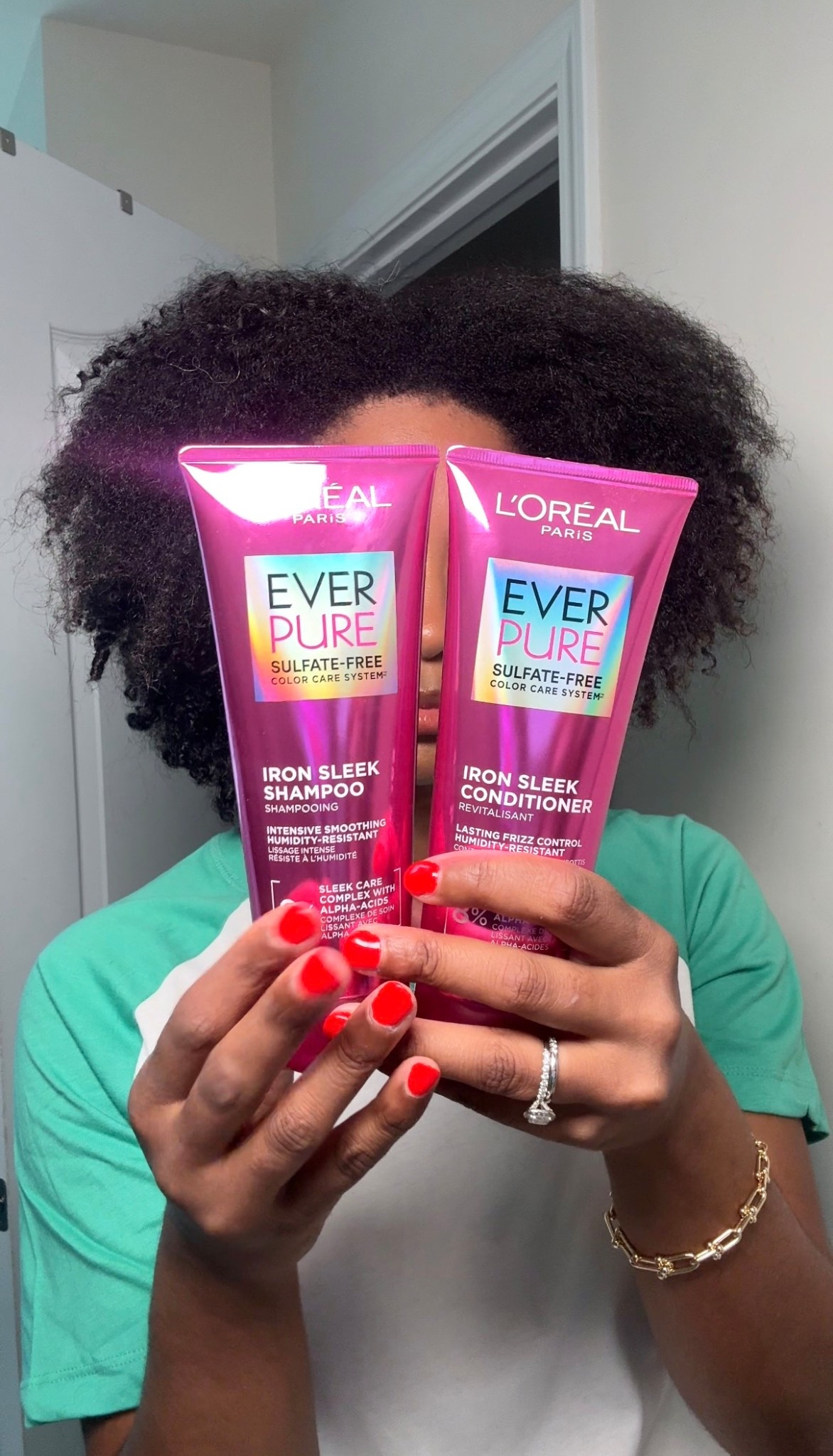 Shampoo and Conditioner for sleek at home silk press. Also very affordable! 

#LTKdayinmylife #LTKBeauty #LTKgrwm