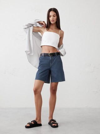 Denim Bermuda Short | Banana Republic Factory