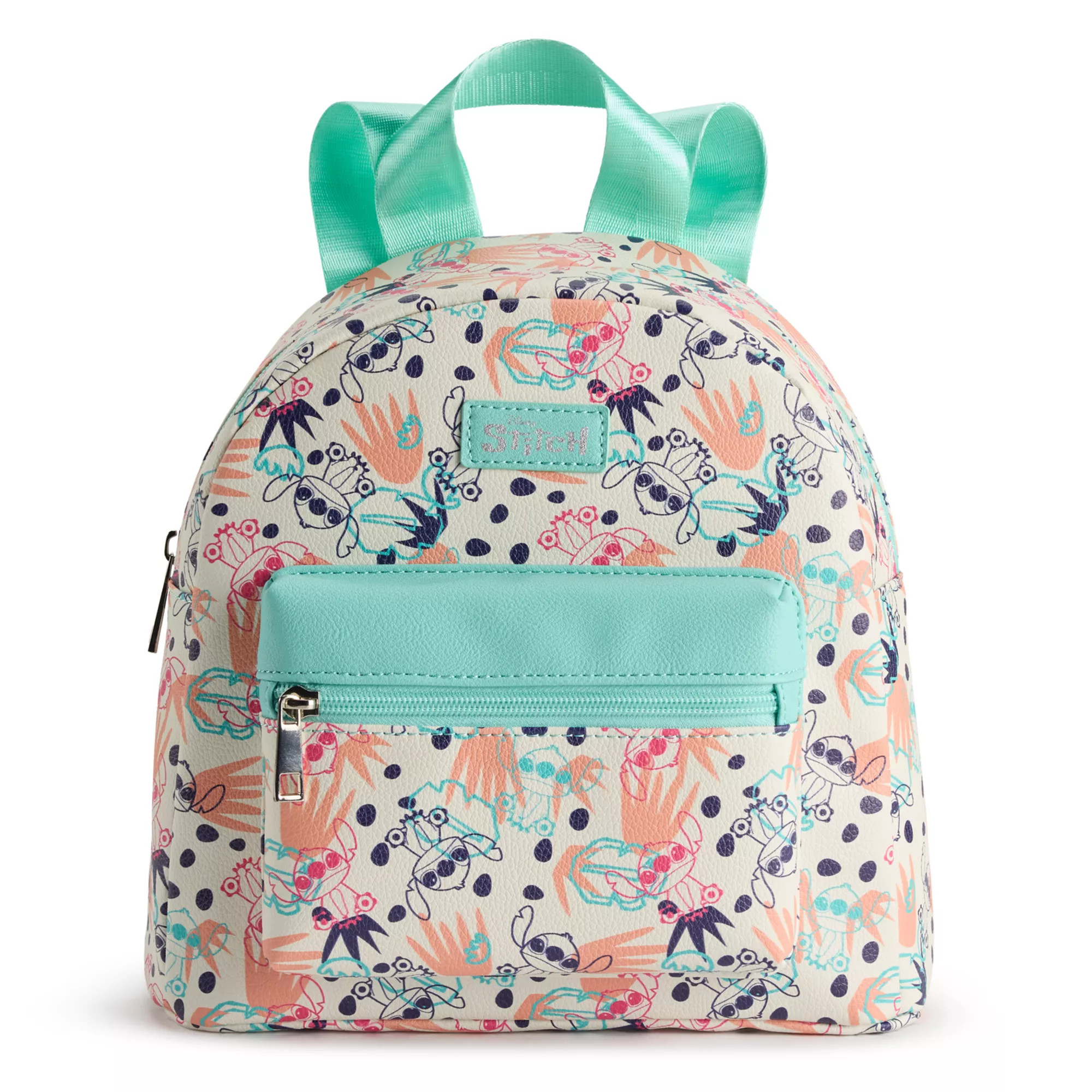 Disney's Stitch Outlines Tropical Print Mini Backpack | Kohl's