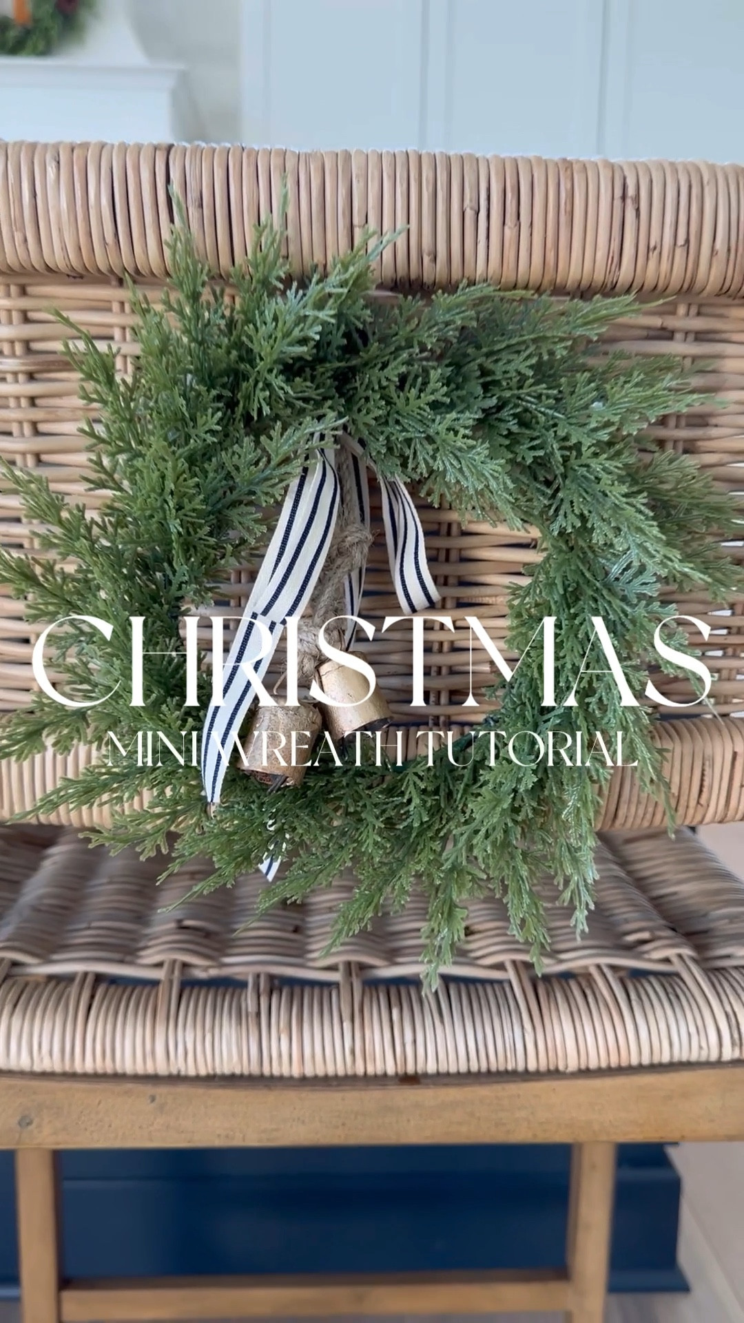 Mini wreath tutorial, Christmas decor, kitchen decor

#LTKHoliday #LTKSeasonal #LTKVideo