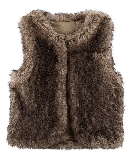 Brown Furry Vest - Infant & Toddler | Zulily