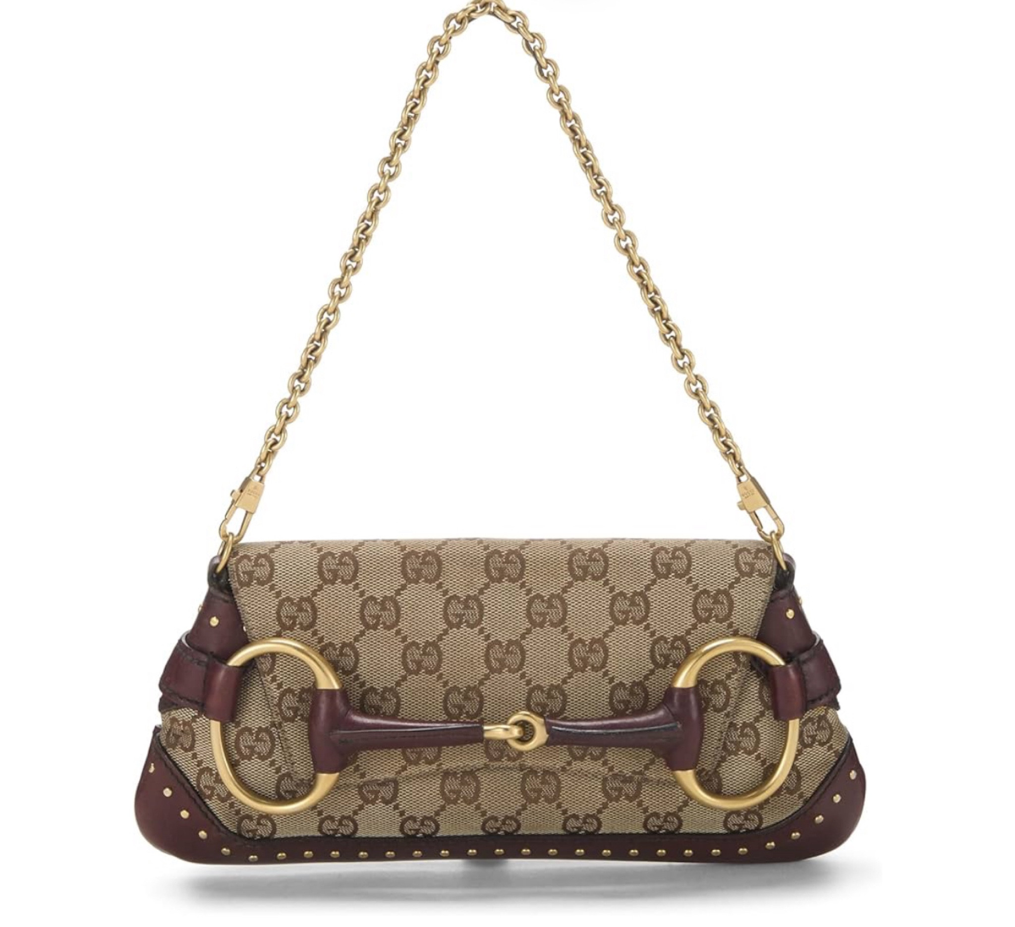 $200 first purchase 🎉

Gucci
Pre-Loved Burgundy Original GG Canvas Horsebit Chain Clutch, Burgundy

#LTKItBag #LTKStyleTip #LTKSaleAlert