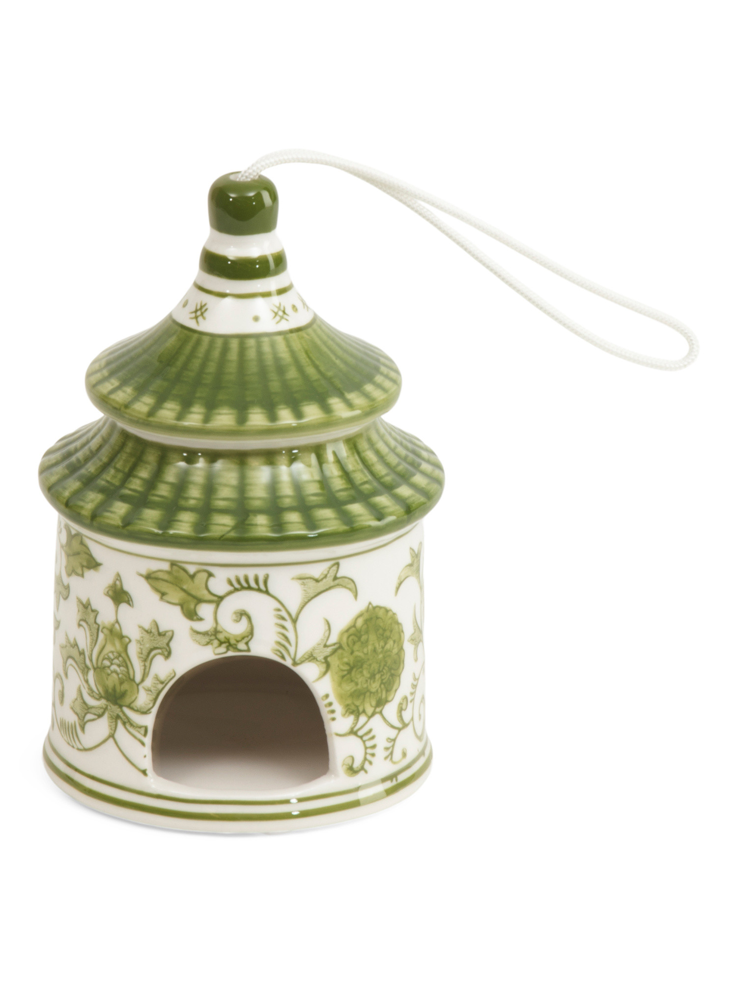 7x5in Chinoiserie Pagoda Bird House | TJ Maxx