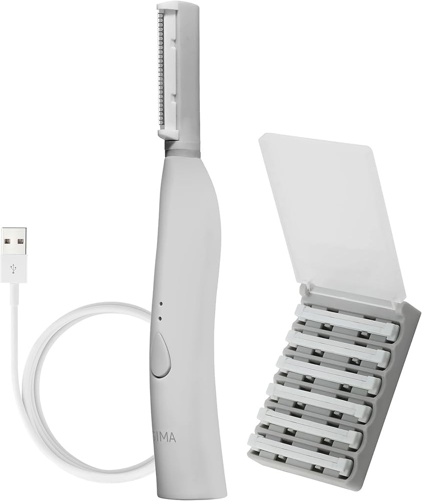 SPA SCIENCES - SIMA Dermaplaning Tool - Patented Painless 2 in 1 Facial Exfoliation & Peach Fuzz-... | Amazon (US)