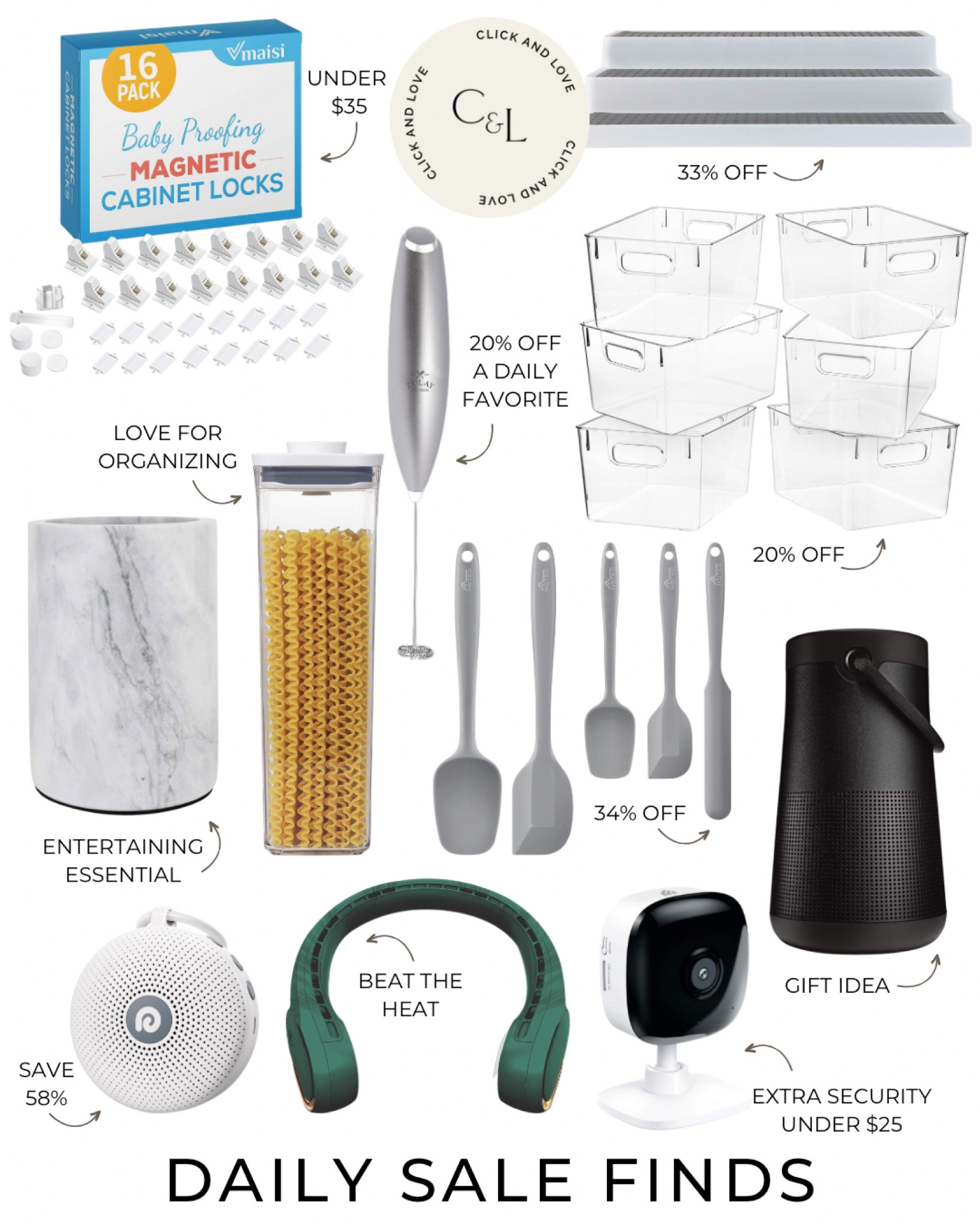 Sale finds in Amazon kitchen and gadgets✨ this security camera is under $25 and perfect for a nursery! 

Wearable fan, neck fan, speaker, camera, security camera, baby monitor, baby proof, cabinet locks, cooking utensils, storage containers, spice rack, wine cooler, food storage, gift idea, travel essentials, kitchen gadgets, frothier, Amazon, Amazon home, amazon kitchen, Amazon gadgets, Amazon finds, Amazon must haves, Amazon sale, sale finds, sale alert, sale #amazon #amazonhome

#LTKfamily #LTKhome #LTKsalealert