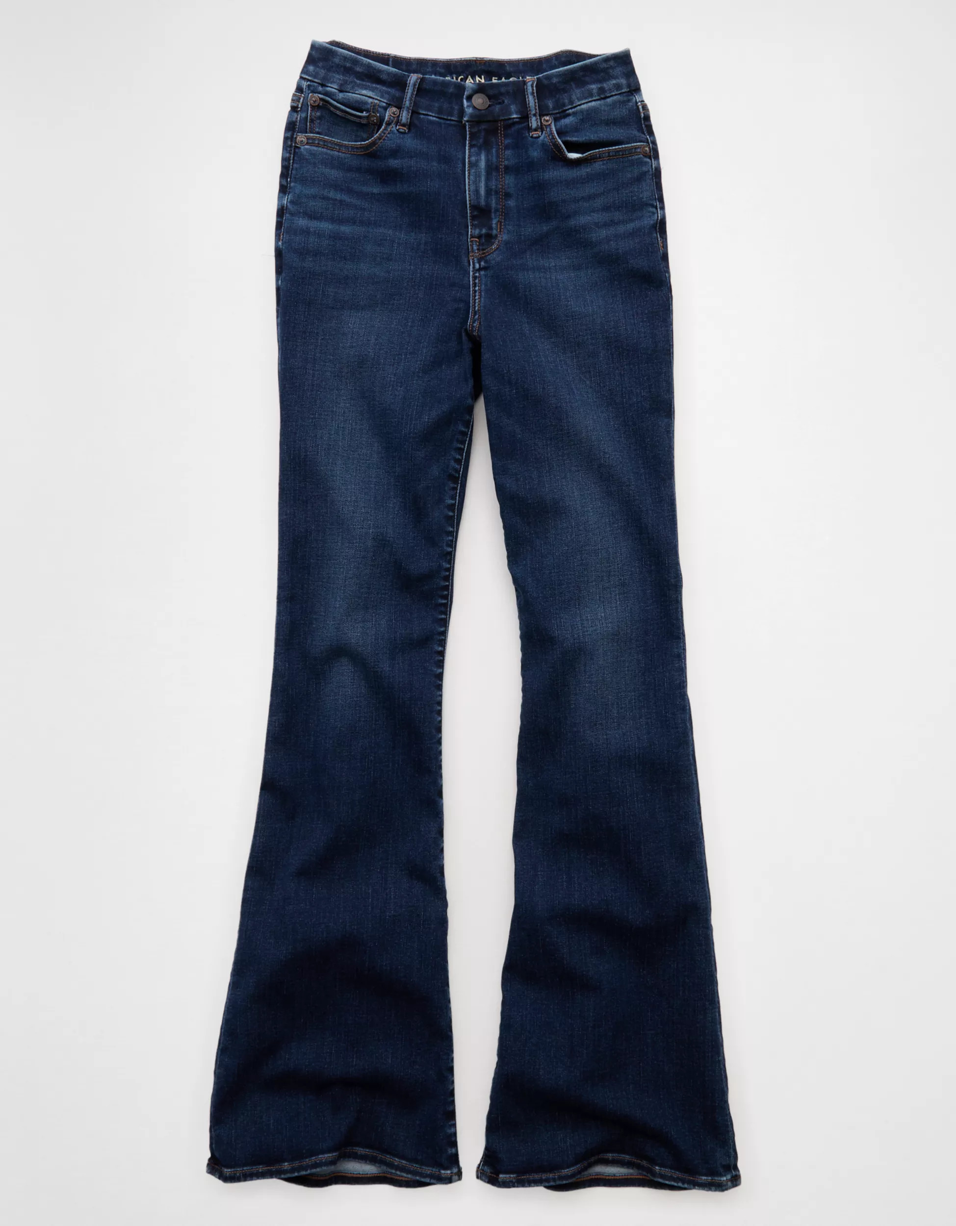 AE Next Level Curvy Super High-Waisted Flare Jean | American Eagle Outfitters (US & CA)