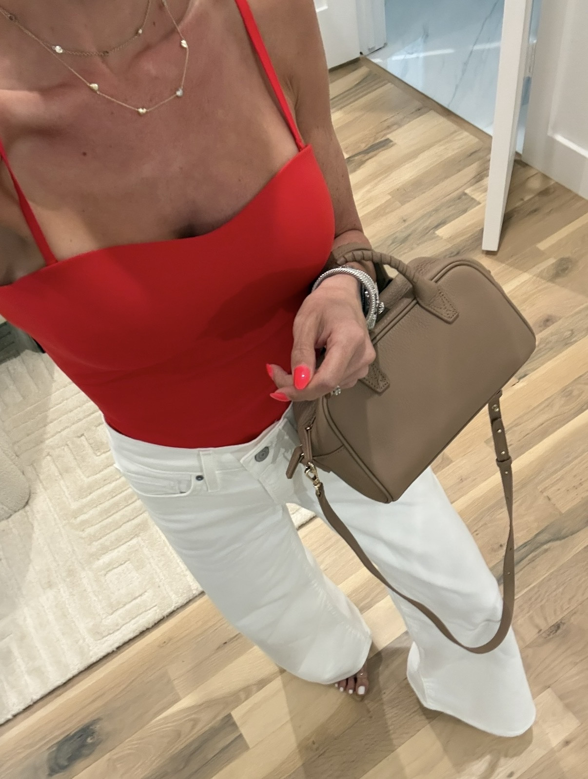 Heart necklace pave. White jeans size 23 Levi’s jeans summer outfit fall
Outfit

#LTKSaleAlert #LTKPetite
