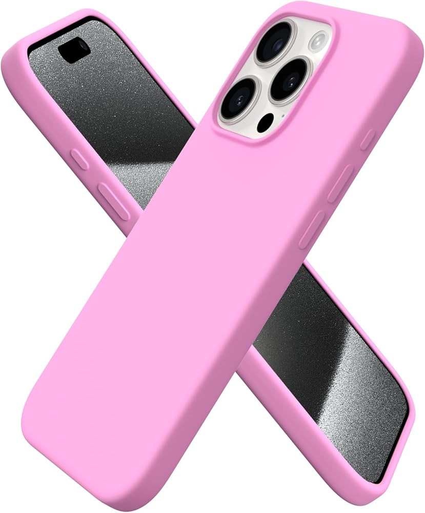 ORNARTO Compatible with iPhone 15 Pro Case 6.1", Liquid Silicone 3 Layers Full Covered Soft Gel R... | Amazon (US)
