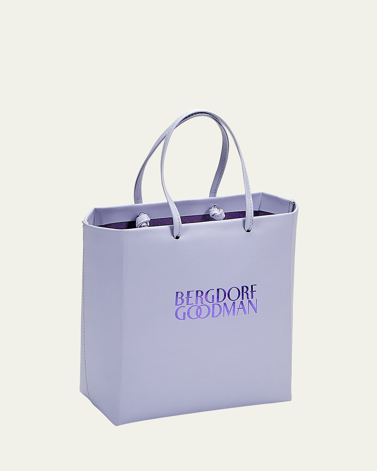 BG Small Leather Shopping Bag | Bergdorf Goodman