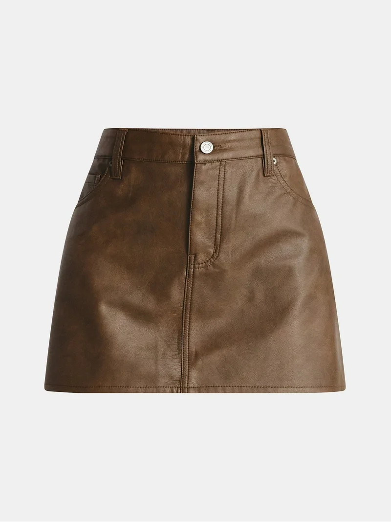 No Boundaries Denim Mini Skirt, Women's - Walmart.com | Walmart (US)