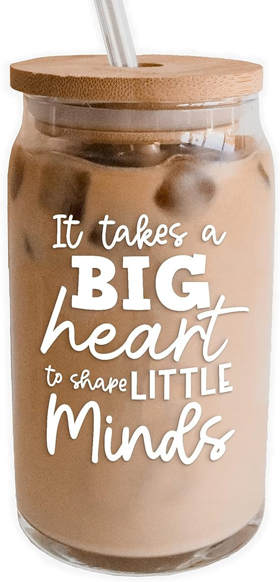 88FERMION Teacher Gifts for Women, Teacher Appreciation Gifts, It Takes a Big Heart To Shape Litt... | Amazon (US)