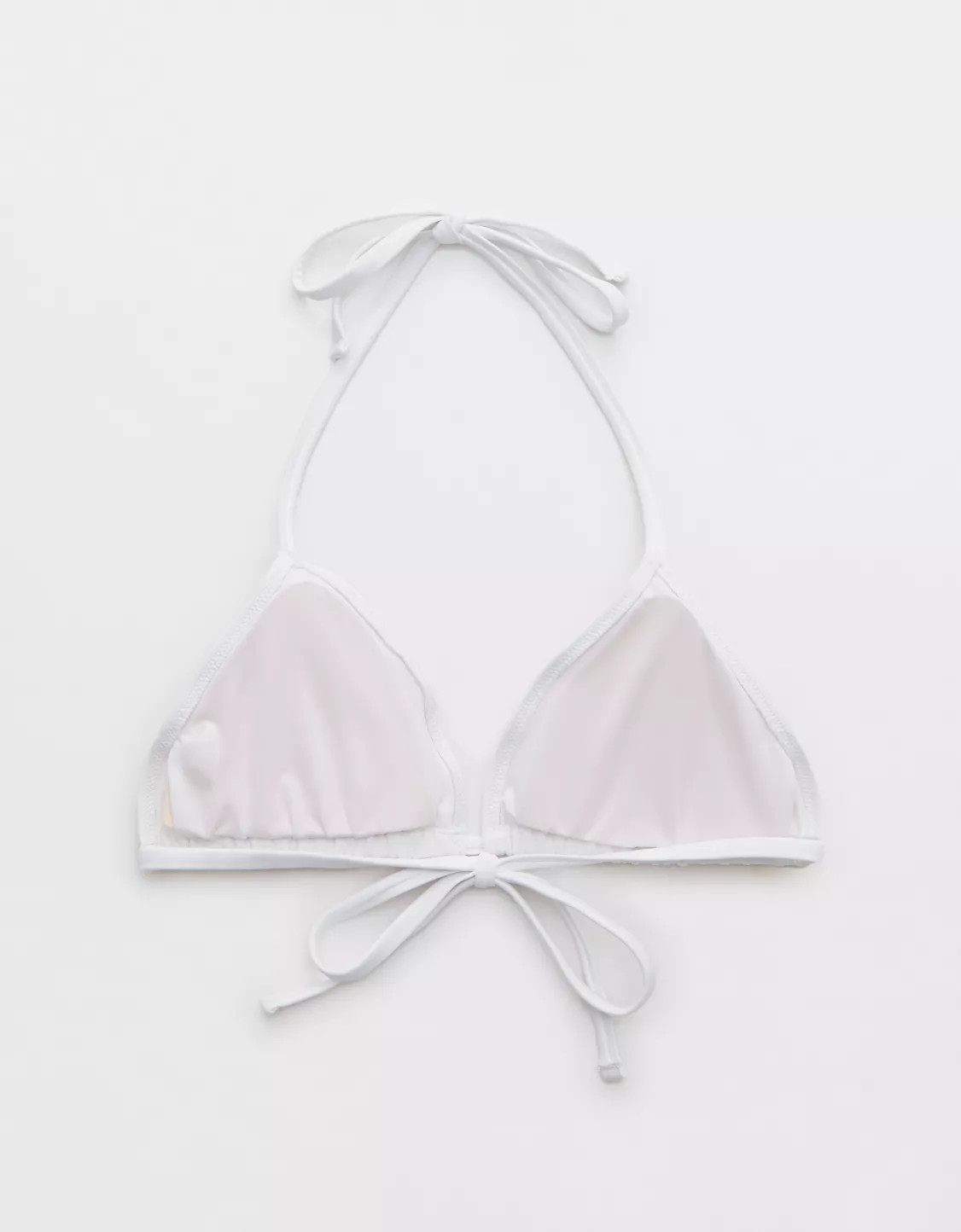 Aerie Embroidered String Triangle Bikini Top | Aerie