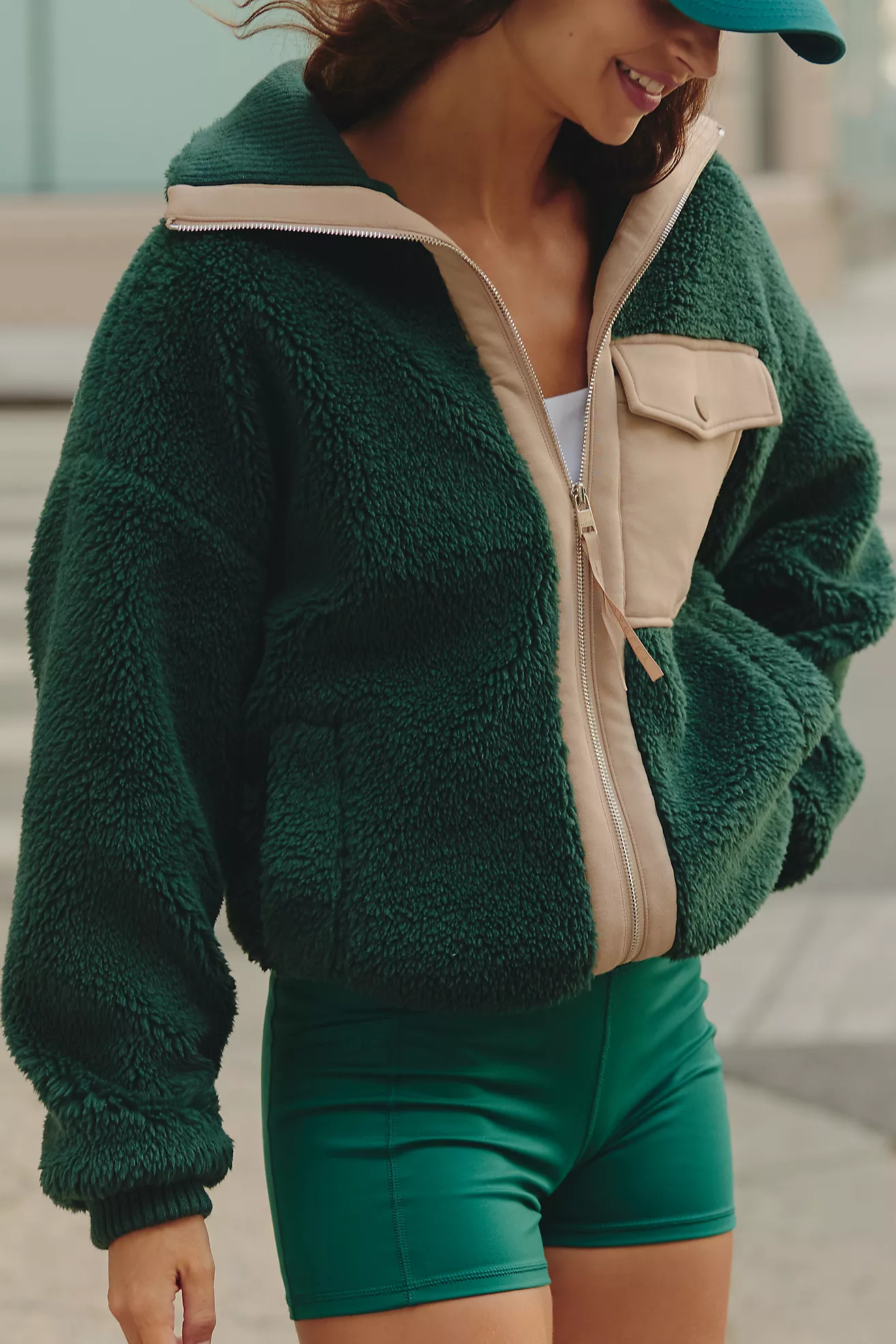 Varley Lowell Sherpa Fleece Jacket | Anthropologie (US)