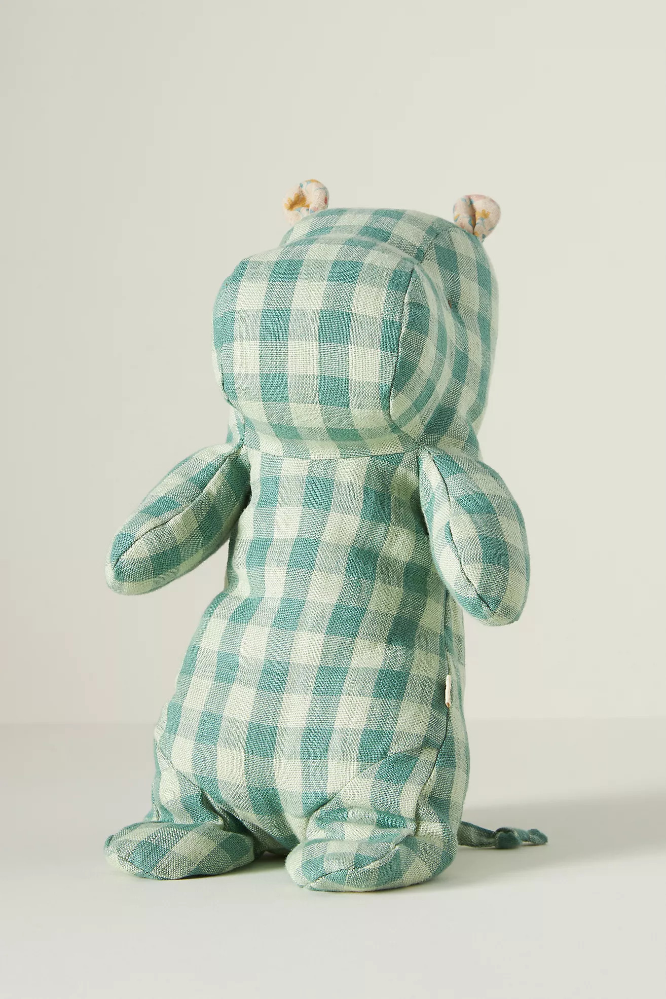 Gingham Hippo Safari Friend Stuffed Animal | Anthropologie (US)