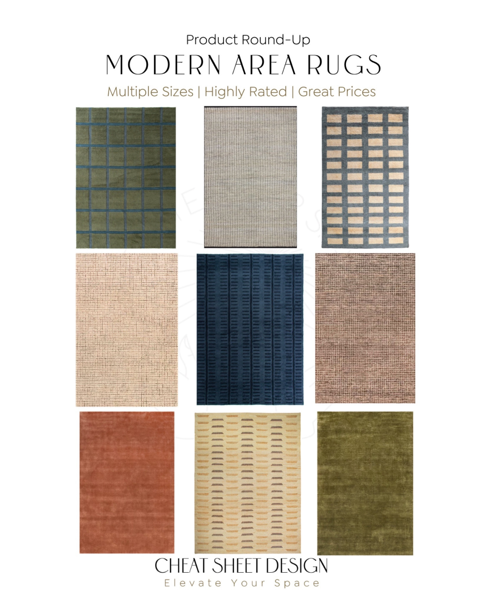Modern Area Rug Round-Up ✨

Think of your bedroom rug as a fifth wall, a blank canvas waiting to be filled with color, pattern, and personality. Whether you're renting and unable to paint or prefer a more flexible design approach, rugs offer a fantastic opportunity to inject your unique style into your space.

#LTKhome #LTKfamily #LTKstyletip
