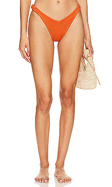 BEACH RIOT Phoebe Bikini Bottom in Sunshine Haze Scrunch from Revolve.com | Revolve Clothing (Global)