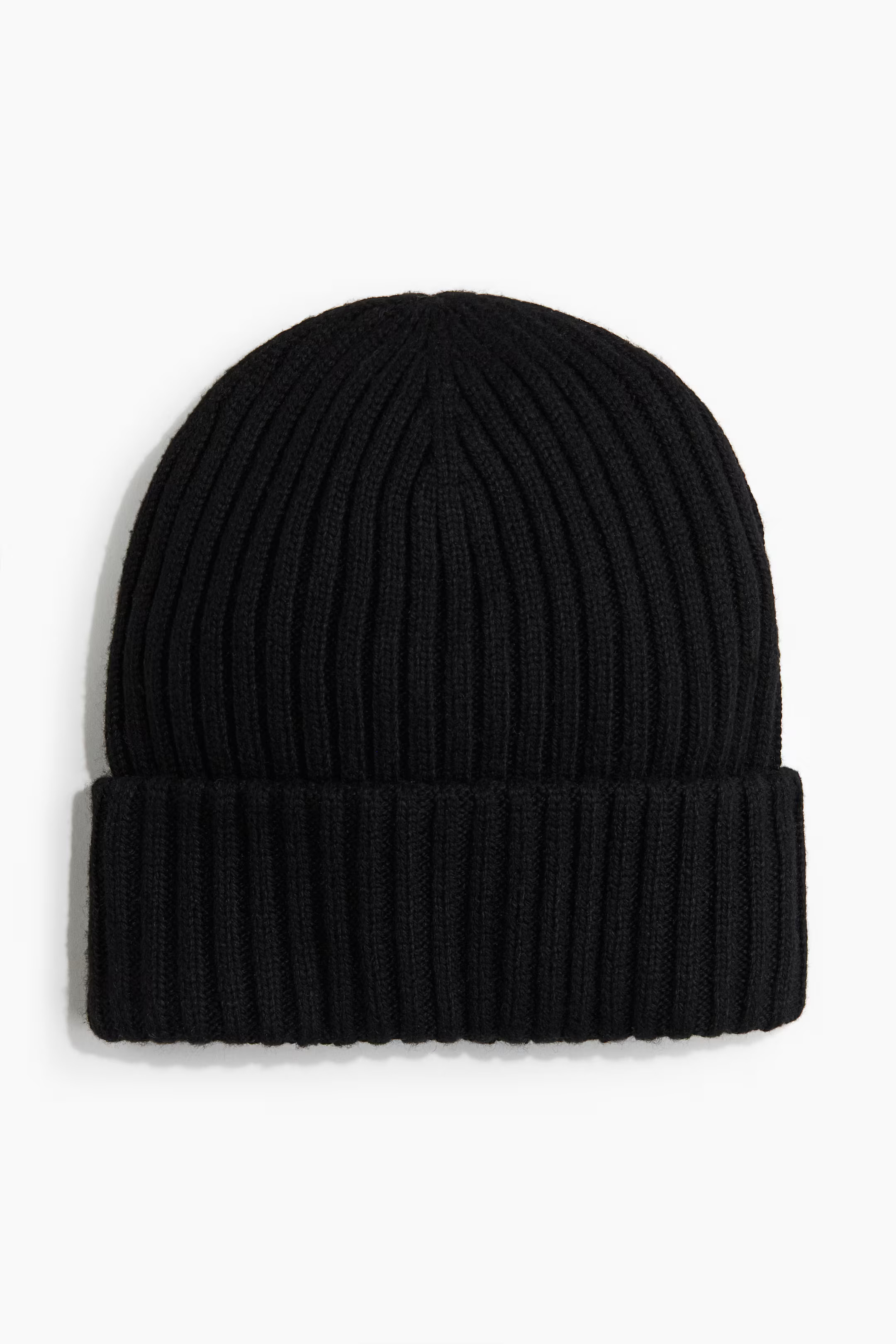 Beanie in Rippstrick - Schwarz - Ladies | H&M AT | H&M (DE, AT, CH, NL, FI)