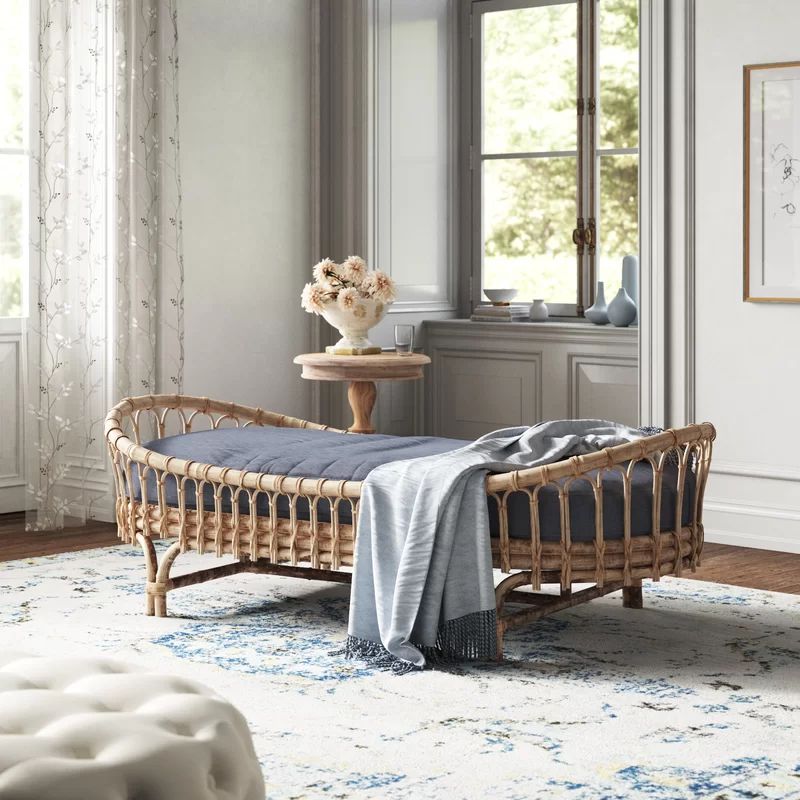 Aimee Rattan Daybed with Mattress | Wayfair North America