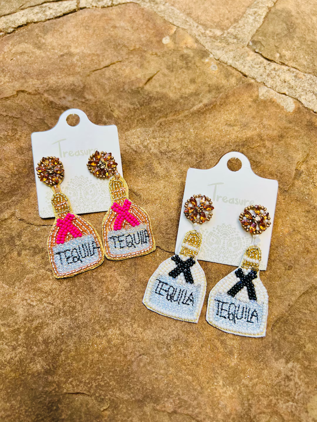 Tequila Seed Bead Earrings - Etsy | Etsy (US)