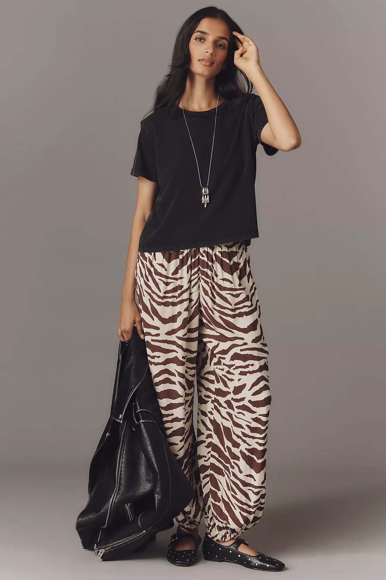 Plenty by Tracy Reese Animal-Print Balloon Pants | Anthropologie (US)